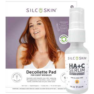 SilcSkin HA+C Serum and Decollette Pad