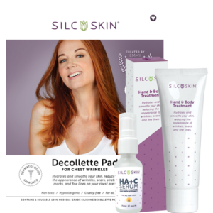 SilcSkin Decollette Pad, Serum, and HBT